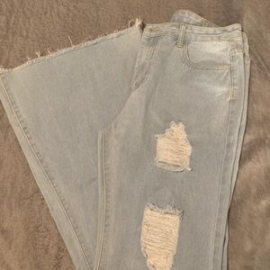 SHEIN flare jeans
